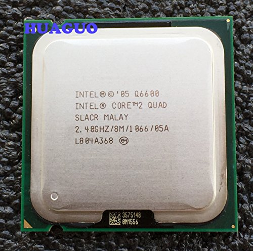 Intel Core 2 Quad Q6600 - Procesador de CPU de cuatro núcleos de 2,4 GHz SLACR LGA 775 8M caché