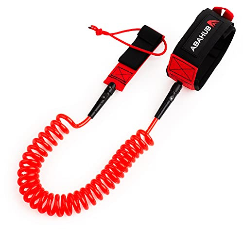 Abahub SUP Leash/Surfboard Leash/SUP Sicherheitsleine, 10 ft, 7 mm