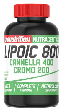 Lipoic 800 | Controllo del Peso, Cromo, Cannella
