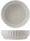 Cartaffini - Insalatiera Trentina Costolata in melamina, Ø 22 cm/H 7 cm - Colore: Bianco Ottico