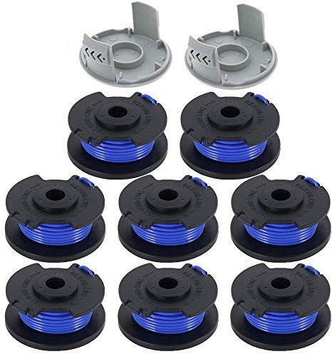 6 Pack String Trimmer Replacement Spool Line 0.065 18-Volt 24V 40V, Compatible with Ryobi One+ AC14RL3A, Cordless Trimmer Line 11ft (10 Pack)