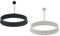Lurch 70272 Eiformer Oval 2er Set aus 100% BPA-freiem Premium-Platin-Silikon light-/iron grey