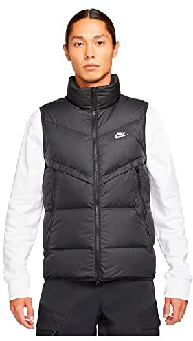 Nike Herren Nssf Windrunner Vest Weste, Black/Black/Black/Sail, L