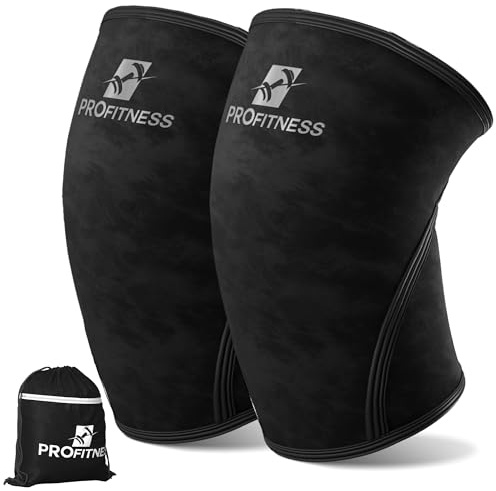 ProFitness Ginocchiere per sollevamento uomini e donne – Ginocchiere ad alte prestazioni per uomini e donne sollevamento pesi – Ginocchiere per dolore al ginocchio e supporto per sollevamento pesi |