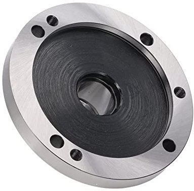 JORAsa Mandrin à Pince, 7 Trous 4,92 Pouces de diamètre 1,97 Pouces de Hauteur pour fraiseuse CNC Tour Machine de Gravure en Acier au Carbone