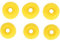 3 Pairs Replacement Earbuds Cover for Galaxy Buds 2 SM R177, S M L Sizes Silicone Material Noise Isolation, Ear Tips for In Ear Headphones (yellow)