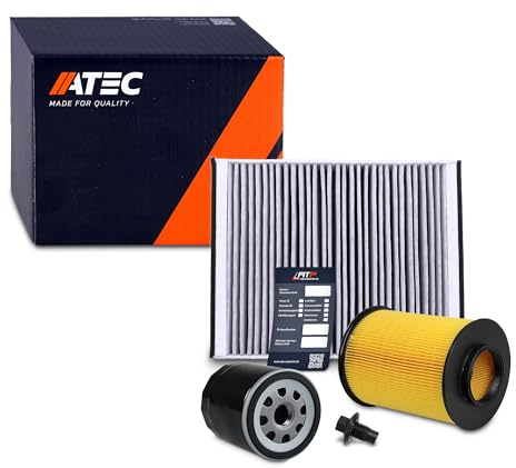 ATEC Germany Inspektionspaket Filterset mit 1x Ölfilter, 1x