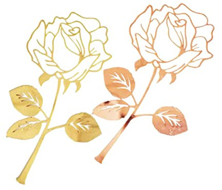 EXCEART Lesezeichen Aus Metall mit Rosenmotiv Zum Valentinstag Kreative Lesezeichen Inspirierendes