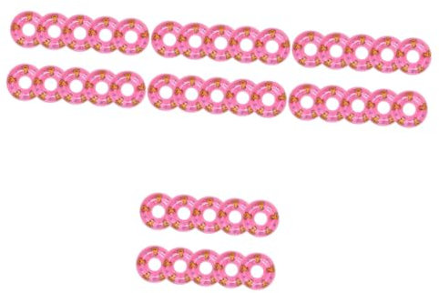 TOYANDONA 40pcs Swim Floats for Boys and Girls Mini Accessory Miniature Swim Ring Garden Decor Photo Props
