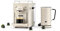 Sjöstrand - Máquina de café espresso y espumador de leche compatible con Nespresso, carcasa de acero inoxidable, diseño escandinavo, beige mate