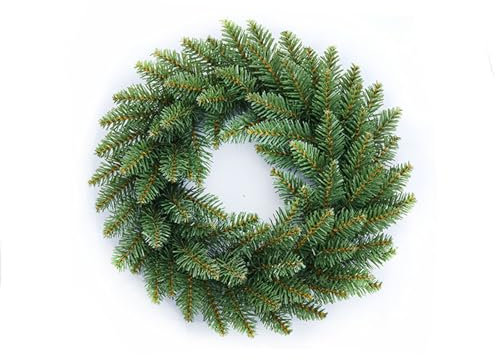 Weihnachtskranz Künstlicher Türkranz Weihnachten Adventskranz Weihnachten Kränze Tannenkranz für Basteln DIY Handwerk Homedeko Weihnachtsdeko (30cm)