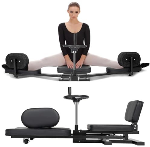 Beintrainer Beinstrecker - 180° Spagat-Trainer für Beine Beinbeuger Beinspreizer Spannweite bis 100KG Belastbar Mechanischer Spagattrainer Stretching Machine für Kampfsport und Ballett