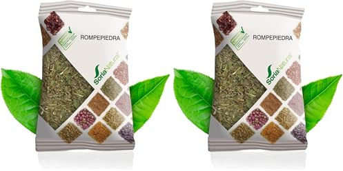 Soria Natural Rompepiedra en Bolsa – Ayuda en Caso de Cálculos Renales – Digestiva y Diurética - Para Preparar en Infusión o Decocción – Riqueza de Principios Activos - 100% Natural - Bolsa de 40g