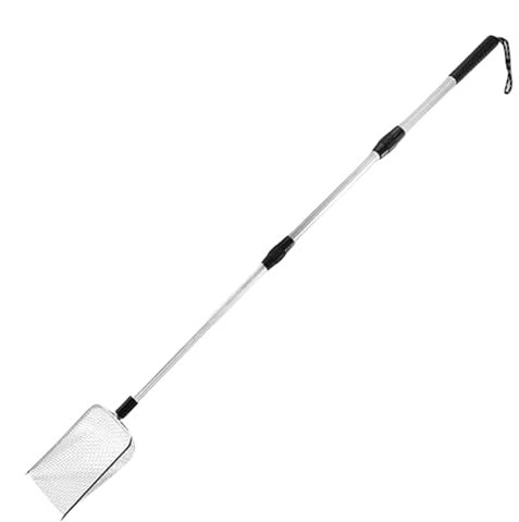 Pelle à sable de plage - Tamis réglable en aluminium, pelle à dents de requin en acier inoxydable | Poignée longue, louche à sable adaptée aux , idéale pour la recherche en