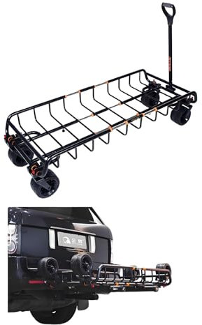 OZTSR Universeller modularer Anhängerkupplungs-Lastenträger mit patentiertem Quick-Switch-System und Diebstahlsicherung, kompatibel mit Honda E NS1, E NP1, werkzeuglose Installation for Lastenträger,