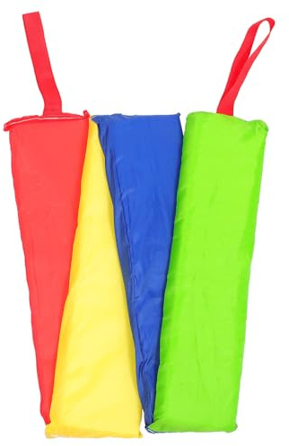 Toyvian 3 pièces Jeu de Plein Air pour Garçon Fille Accessoires Entraînement Physique et Sensoriel Équipement Ludique Quatre Couleurs pour Coordination et Intelligence Couleur Aléatoire