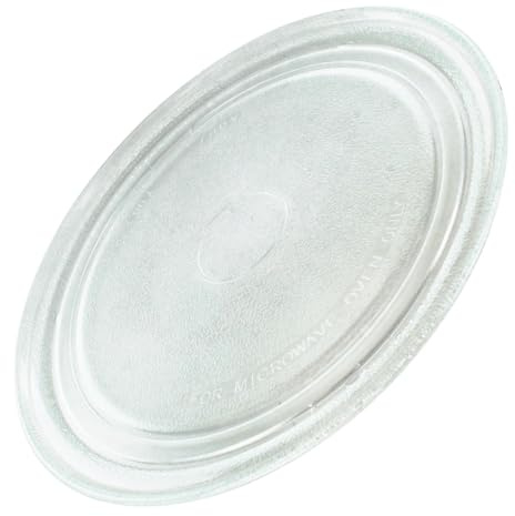 Reliapart Universal Microwave Turntable Glass Plate 272mm Flat Profile Compatible for Maytag Morphy Richards Zanussi AEG Replacement Plate NTNTA034WRF0 Microwave Spare