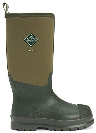 Muck Boots Chore High, Unisex Erwachsene Arbeits-Gummistiefel, Grün (Moss 333), 44/45 EU (10 UK)