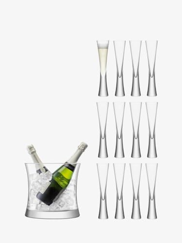 LSA International Moya Grand Serving Set Clear| 1 Unit | Mouthblown & Handmade Glass | MV26
