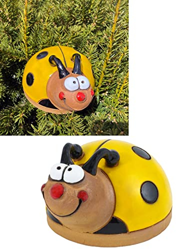 Midene Gartenstecker Keramik Handgefertigt - Gartendeko für Draußen Wetterfest - Garten Deko Keramik - Gartenfiguren & Gartenstatuen