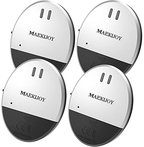 4 x Detector de apertura de puerta y ventana 130 dB Siren MAEKIJOY Sistema de alarma para casa, anti apertura, alarma de puertas y ventanas para su hogar, oficina, garaje, sala de dormitorio o incluso