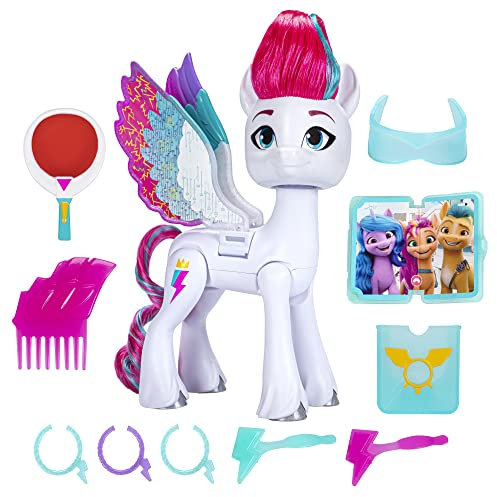 My Little Pony Puppen Zipp Sturmflügel Überraschung, 5,5 Zoll Spielzeug mit Flügeln und Zubehör, Spielzeug für 5 Jahre alte Mädchen und Jungen