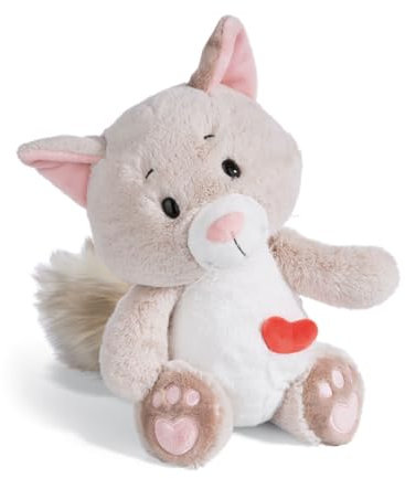 NICI Kuscheltier Love Katze flauschig 25cm Schlenker