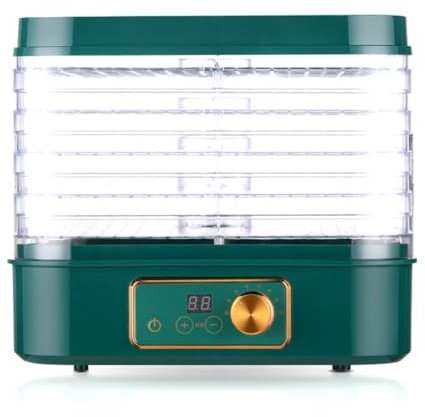 5 Plateaux Déshydrateur Alimentaire Avec Affichage Numérique Machine De Séchage De Fruits Avec Minuterie Et Contrôle De La Température Séchoir Alimentaire Pour Fruits / Légumes / Viande / Herbes ( Col