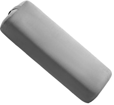 JISADER Yoga Bolster Kissen Yoga Kissen für Meditation Unterstützung Yoga Ausrüstung Yoga Kissen mit Tragegriff für Yoga Praxis, Grau