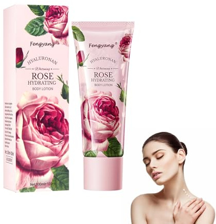 Fengyang® Lait Corporel Hydratant Et Nourrissant, Lotion Naturelle Nourrissant Et Protectrice, Lait Corporel Parfumé Femme, Pour Tous Types De Peau Même Sensibles (large, Rose)