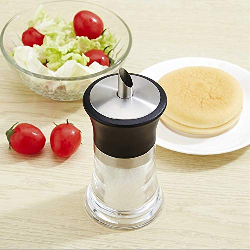 Sucrier en acrylique SustVita pour la cuisine – Distributeur de café et de thé avec bec verseur et couvercle, idéal pour la pâtisserie et les céréales