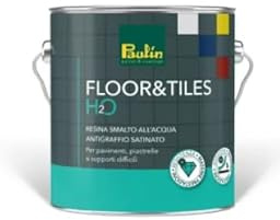 Paulin Resina smalto per pavimenti e piastrelle Floor&Tiles bianco 750ml
