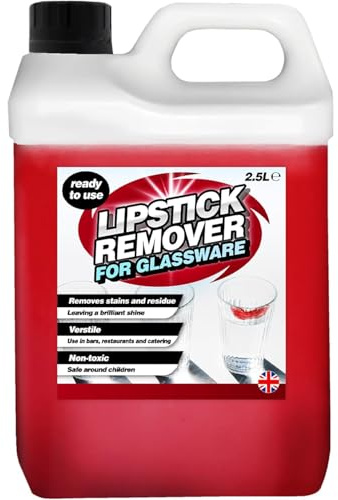 2.5 Litre Ready To Use Versatile Lipstick Remover | For Glassware Tackles Through Tough Stains
