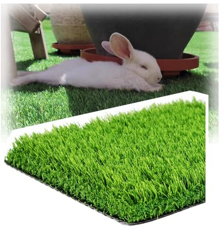 Erba Artificiale for Balcone con Fori di drenaggio,Tappetino in Erba Sintetica for Interni ed Esterni,Adatto agli Animali Domestici, Facile da Pulire, Arredamento Ecologico(1.5x5m/5x16ft)