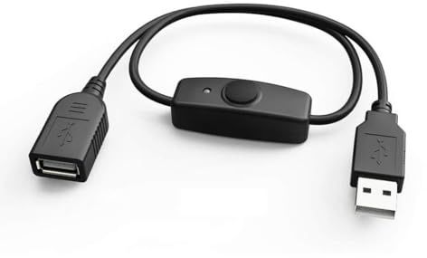 TQUXNGA Cavo Adattatore Prolunga USB 2.0 Per Registratore Guida Lampada Da Scrivania a LED Ventola USB Strisce LED Splitter Cavo Dati