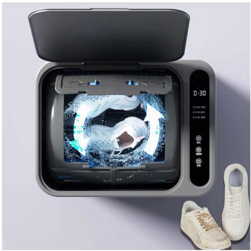 Mini lavatrice portatile per scarpe, lavatrici portatili, lavatrici portatili, lavatrice per scarpe con rotazione a 360° per campeggio, appartamenti, dormitori, camper, case