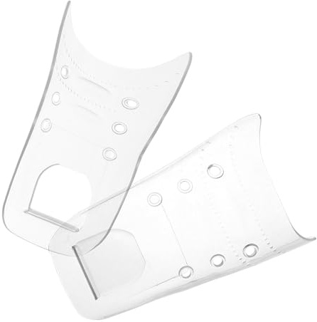 Garneck Cubiertas de Zapatos Transparentes para Peluqueros, Fundas Reutilizables de Plástico Diseño Antipunzante para Uso en Salón y Protección contra Cortes de Cabello