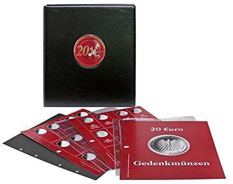 SAFE Vordruckalbum 20 Euro-Silbermünzen Bundesrepublik Deutschland, Vordruckalbum mit Münzabbildungen