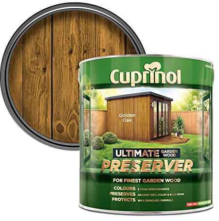Cuprinol Ultimate Garden Wood Preserver - Golden Oak - 4L