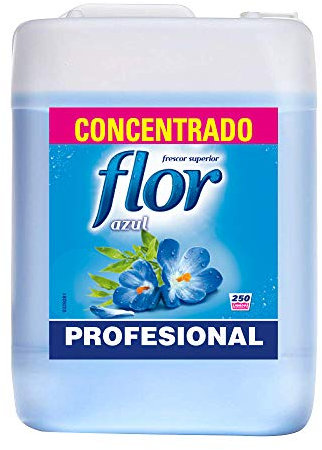 Flor Profesional - Suavizante para la ropa concentrado, aroma azul - 250 dosis