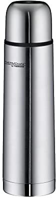 THERMOcafé by THERMOS TC BEVERAGE BOTTLE stainless steel mat 0,50l, Thermosflasche mit Becher aus Edelstahl, 12h heiß & 24h kalt, Auslaufsicher, für Schule, Unterwegs & Büro