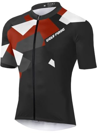 UGLY FROG Radtrikot Frühling Herren Kurzarm Fahrradtrikot Gemütlich Fahrradbekleidung