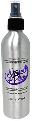 ALOE Stencil Plus + Abzugsflüssigkeit TATTOO Stempel 220ml - INKgrafiX® Deutschland - PROFI STUDIO - IG54722 - Matritzenflüssigkeit Flüssigkeit Aloe vegan