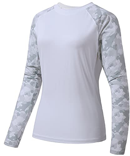 Bassdash Donna UPF 50+ UV Sun Protection T-Shirt a Manica Lunga per la Pesca e l'escursionismo