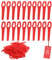 SWAWIS 150 Stücke Rasentrimmer Messer Rot Ersatzmesser Rasentrimmer Kunststoff Rasenmäherklinge Kunststoffmesser Rasentrimmer Rasentrimmer für FRT18A FRT18A1 Kunst 46155 FRT20A1 Zubehör