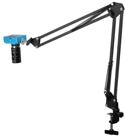 Mikroskop-Zubehör-Kit 3 0MP 2K HDMI USB Digitale Video-Mikroskopkamera Universal Bracket Table Stand 6-6 0mm Focal Legth Zoom C Mount Lens Mikroskopische Objektträger (Color : A)