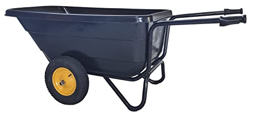 Kelberg 400L Schubkarre 2-Rad Deli TIRE Hof-Schubkarre Premium Stallkarre Futterkarre (KTL)