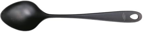 Fiskars Cucchiaio Grande con Forma Appuntita, Essential, Plastica, Lunghezza: 29,5 cm, Nero, 1065592