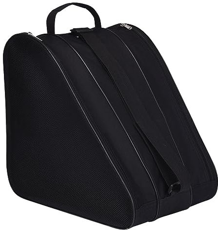 LYEAA Eislauf-Rucksack für Kinder, atmungsaktiv, verdickt, Aufbewahrungstasche für Schlittschuhe mit seitlichen Netztaschen, Tasche für Eislaufschuhe, einzelne Schulter/Hand-Rollschuh-Zubehö
