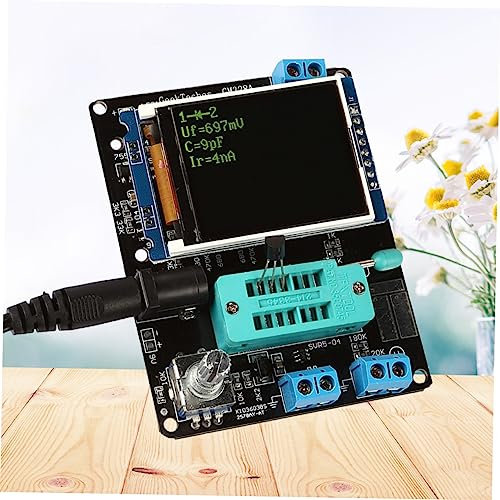 DOITOOL Testeur De Transistors Lcd Npn Pnp Commutateur Fet Avec Voltmètre Diode Et Capacimètre Mesure Résistance Inductance Et Tension De Seuil